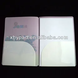 Custom Logo Printed A4 Size PP Plastic File Folder with 2 Pockets