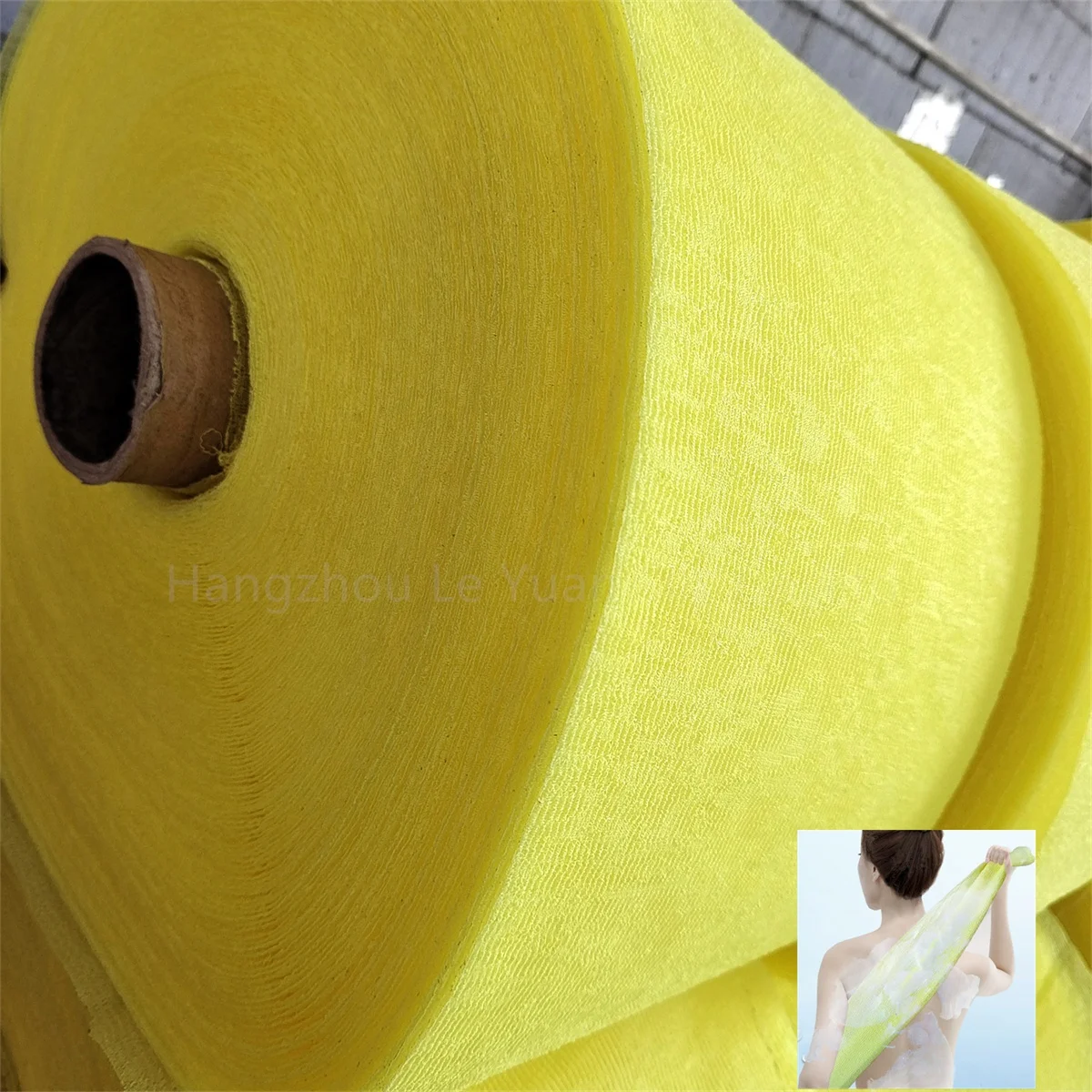 Custom Color Nylon Beauty Skin Cloth 100% Japanese Nylon Towel Nylon Wash Cloth Fabric cut into small rolls