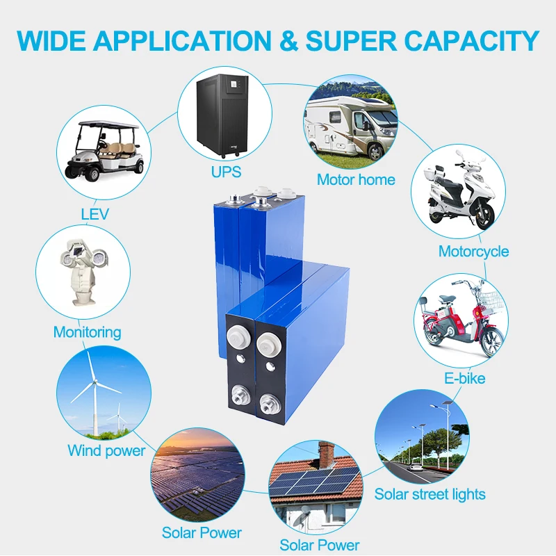 
3.2V 130Ah 48V Lifepo4 Box Solaire Golf Cart Power Tool Set Aa Other Electric Bicycle Digital Lead Acid Auto Lithium Ion Battery 