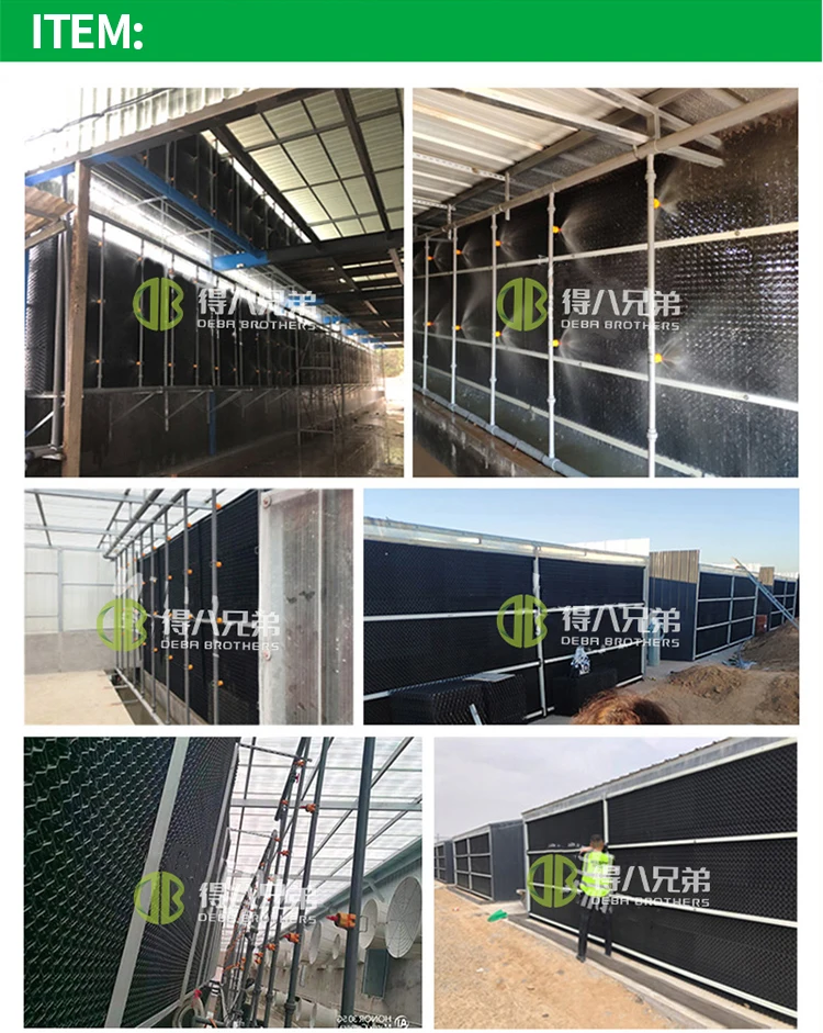 2024 Popular Products Cooling Evaporative Plastic Panel for pig farm  With Wholesale low price