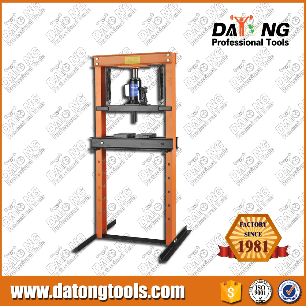 Wholesale China Factory 12 ton Workshop Double Pump Hydraulic Shop Press