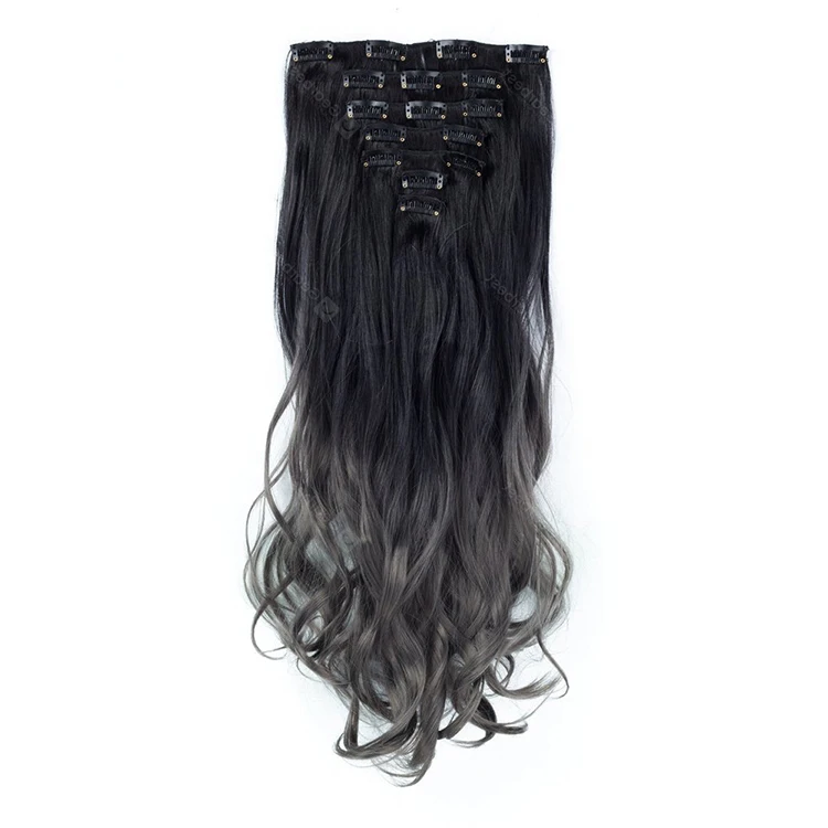 
Blue Forest Loose Wave Clip In Glowing Hair Extensions Weft 6a Human Hair Extension 100 Human Hair 