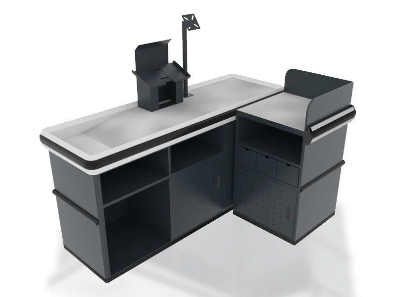 Modern Design Grocery Store Supermarket  Checkout Counter Cashier Table