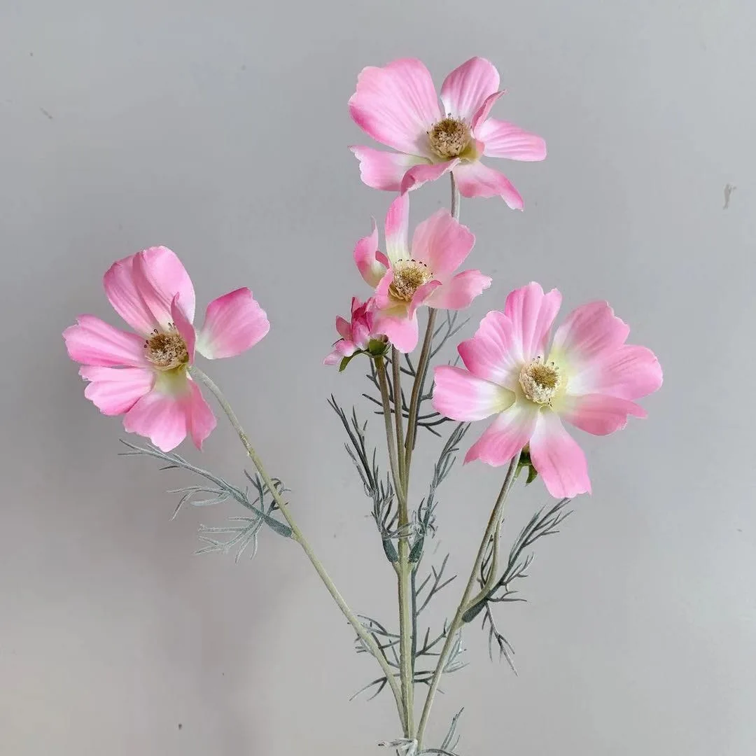 60cm Wholesale Fashion Low Price China Artificial Cosmos Flower For Wedding Decorations