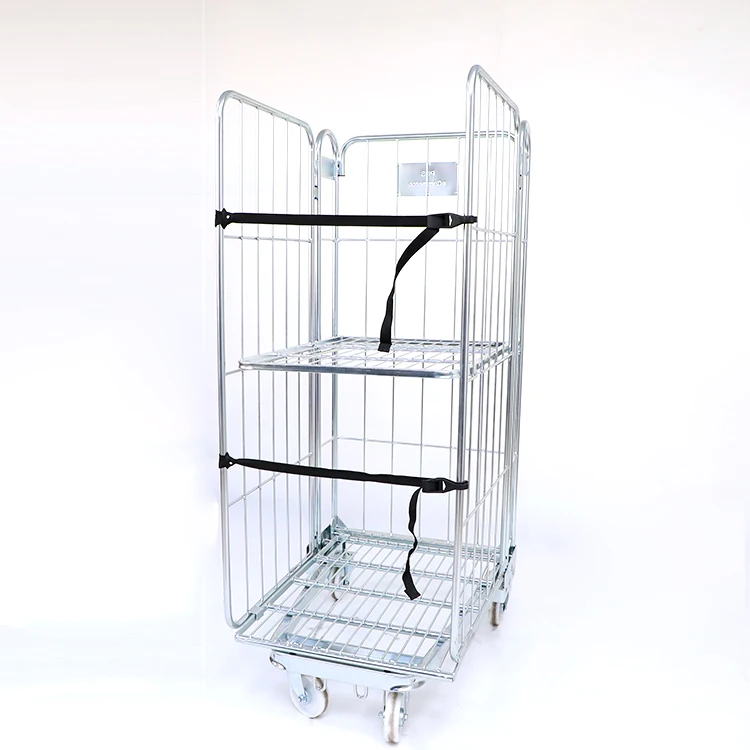 Высококачественная поставка образцов, тележка-тележка для супермаркетов со стальным металлическим цинковым покрытием