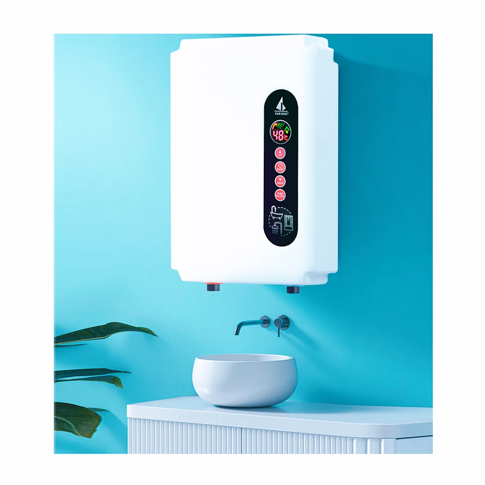 5500W 220V Water Heater Booster Pump Hot Water Heater With Built-In Pressure Pump