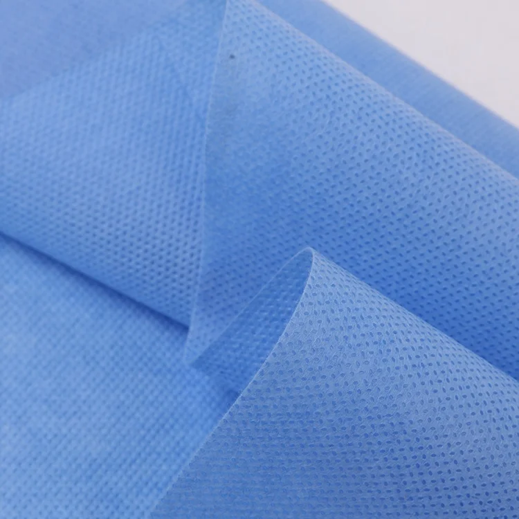 PP Spunbond Nonwoven Blue 1.6m SMS Polypropylene Non Woven Fabric