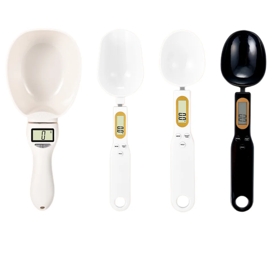 Household Pet Dog Cat Food Scale Electronic Spoon Scale Large Spoon Nutrition Scale With LCD Display For Kitchen For Baking