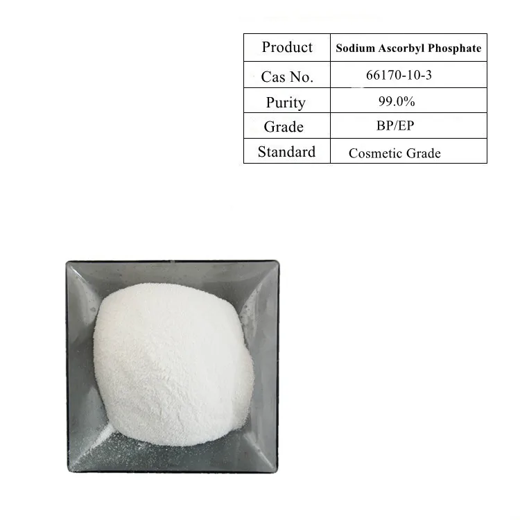 
Cosmetic Grade Skin Whitening Sodium Ascorbyl Phosphate CAS 66170-10-3 SAP Powder 99.0% USP 