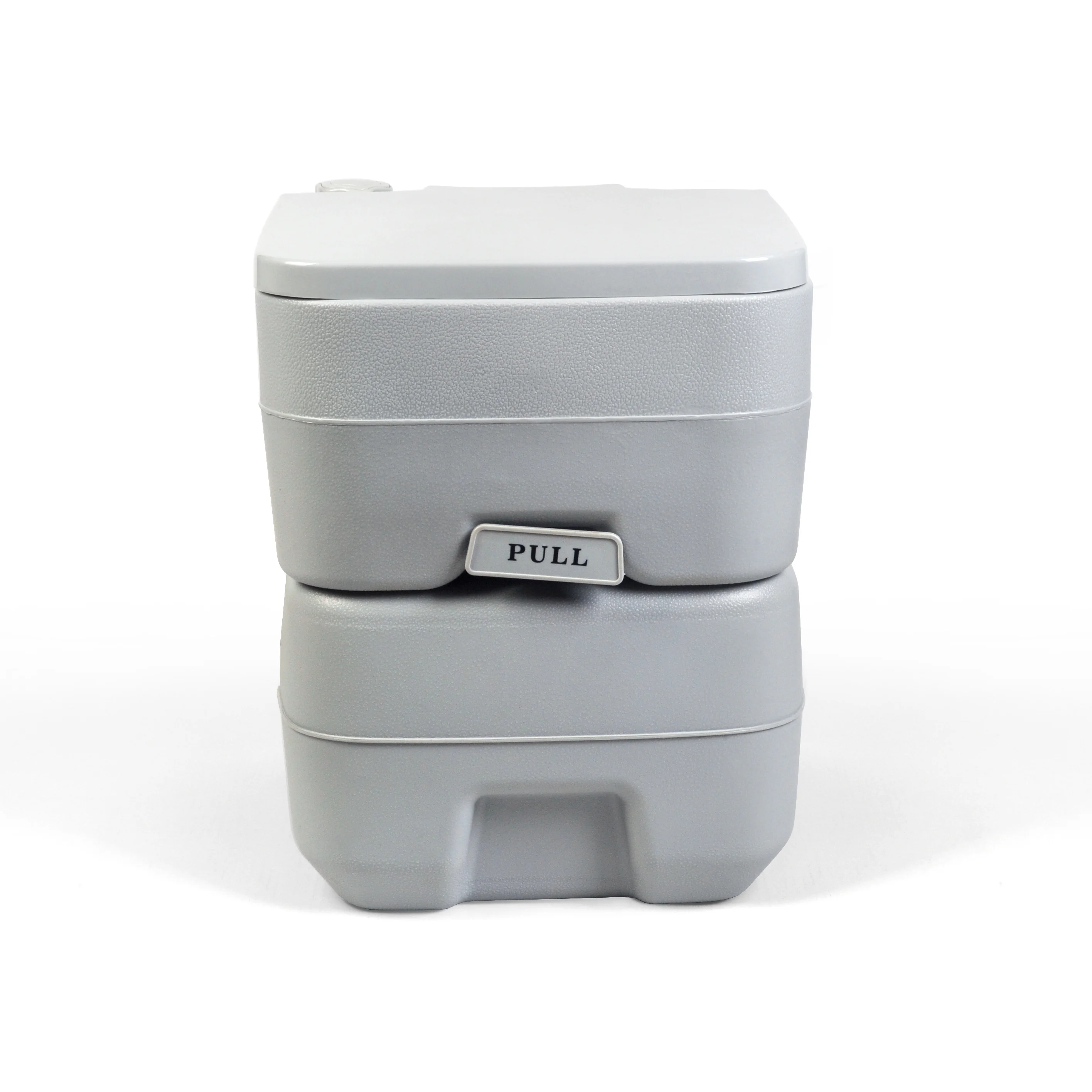 12L+20L Portable Camping  Rv Toilet Portable Travel Toilet with Piston Pump Double Outlet Plastic Mobile Toilet Two Layers