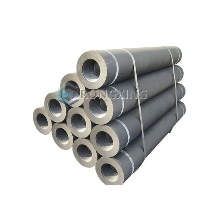 Belarus Russia Graphite Electrode Electric ARC Furnace UHP 200mm Graphite Electrode for EAF