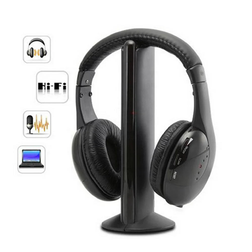
Multi function OEM 7 in 1 FM TV wireless headphone with detachable cable 