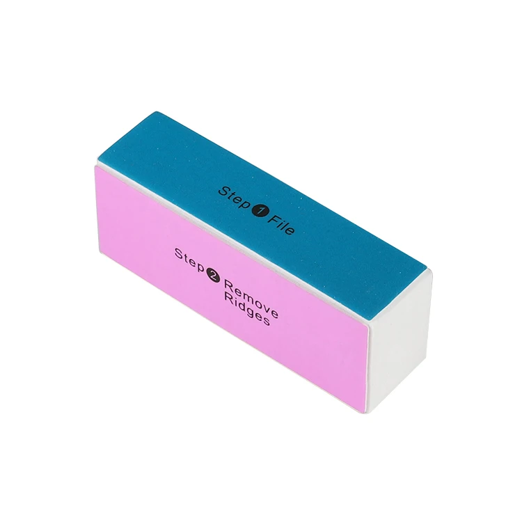 
Custom Mini Disposable Multi-Colour Square EVA Sponge cute pattern cartoon Manicure Double sided Mini Small Nail Buffer Block 