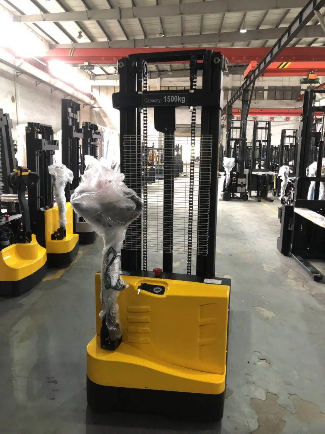 Заводская цена 1000 кг 2,5 м переносной электрический штабелер ES10M