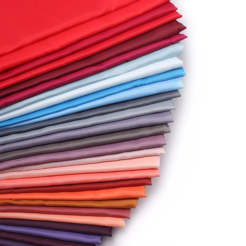 Wholesale custom waterproof/coating Polyester taffeta fabrics suit lining/outer Fabrics 	 used clothes