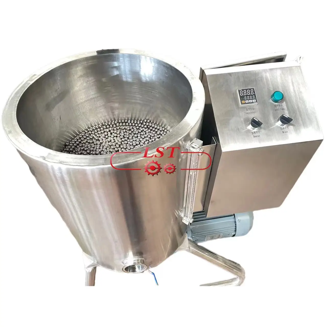 LST hot sell ball mill grinding machine for chocolate and jam  Vertical ball mill machine chocolate grinding chocolate machine