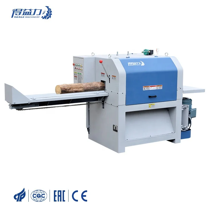 DEALE wood rip cutting woodworking multiple edger sliding timber table blade mill multi sawmill mini circular saw machines