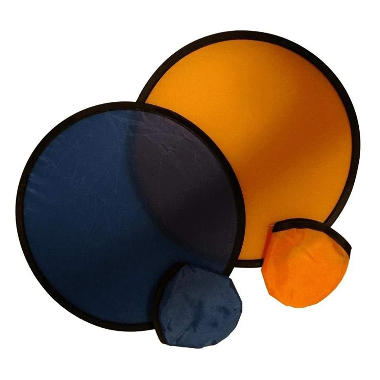 Advertisement gifts Souvenir dog toy heat transfer printing logo folding flying disc