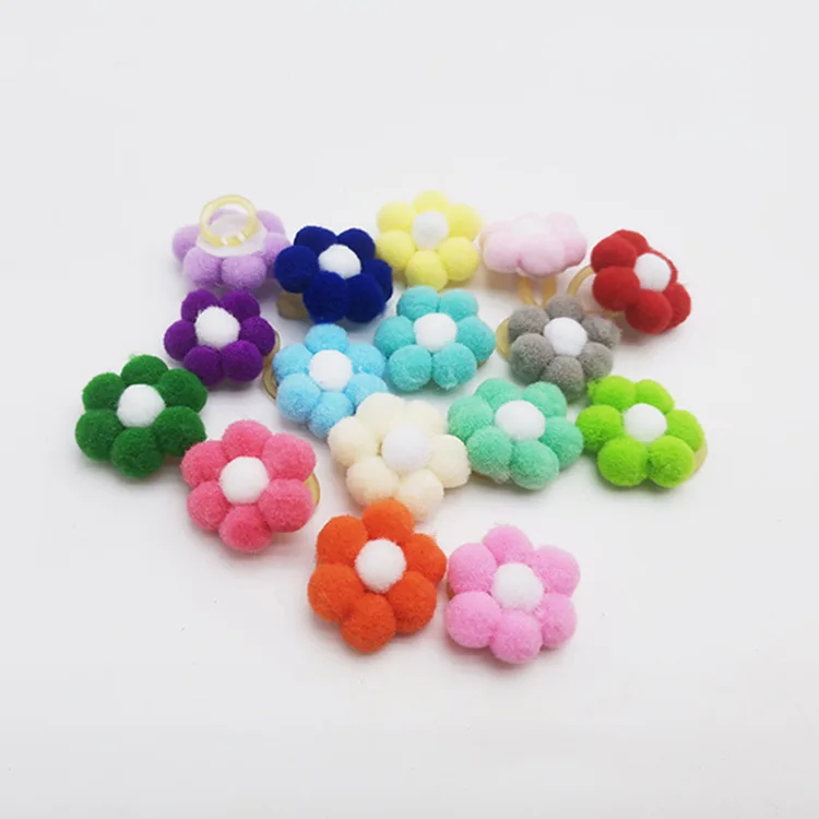 Flowers Pet Dog Hair Bows Accessories Assorted Design Cute Dog Bow Clip