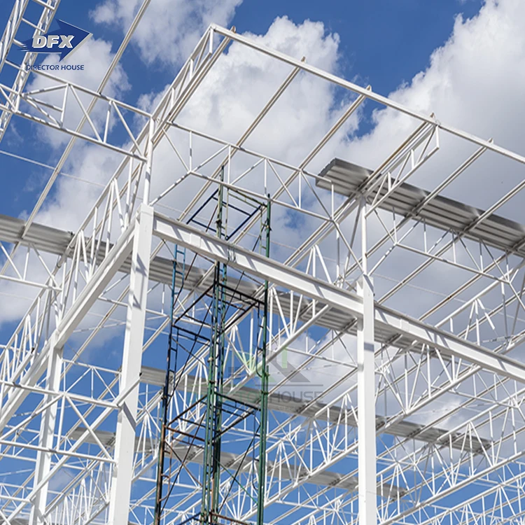 prefabricated carbon steel structure hangar warehouse building prefabricated light steel structure building