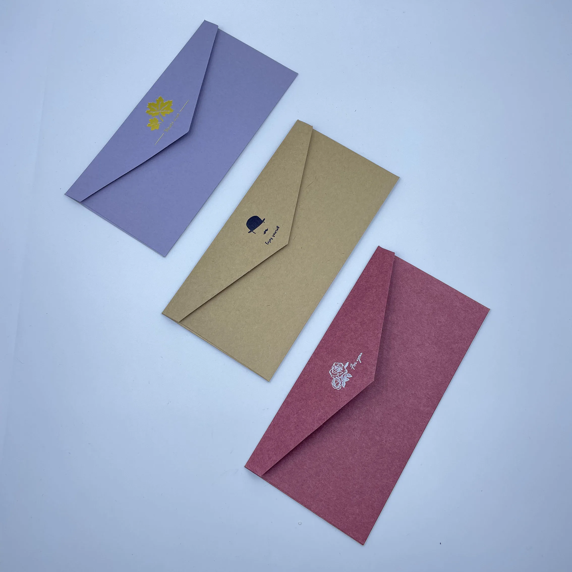 China Wholesale Custom Packaging Printing Logo Colorful Thank You Mail Paper Envelop