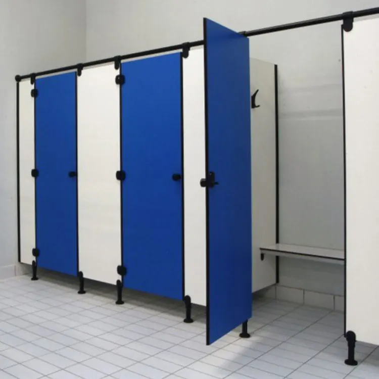 waterproof nylon accessories swimming pool private toilet partition Waterproof hpl toilet cubicle WC partitions system
