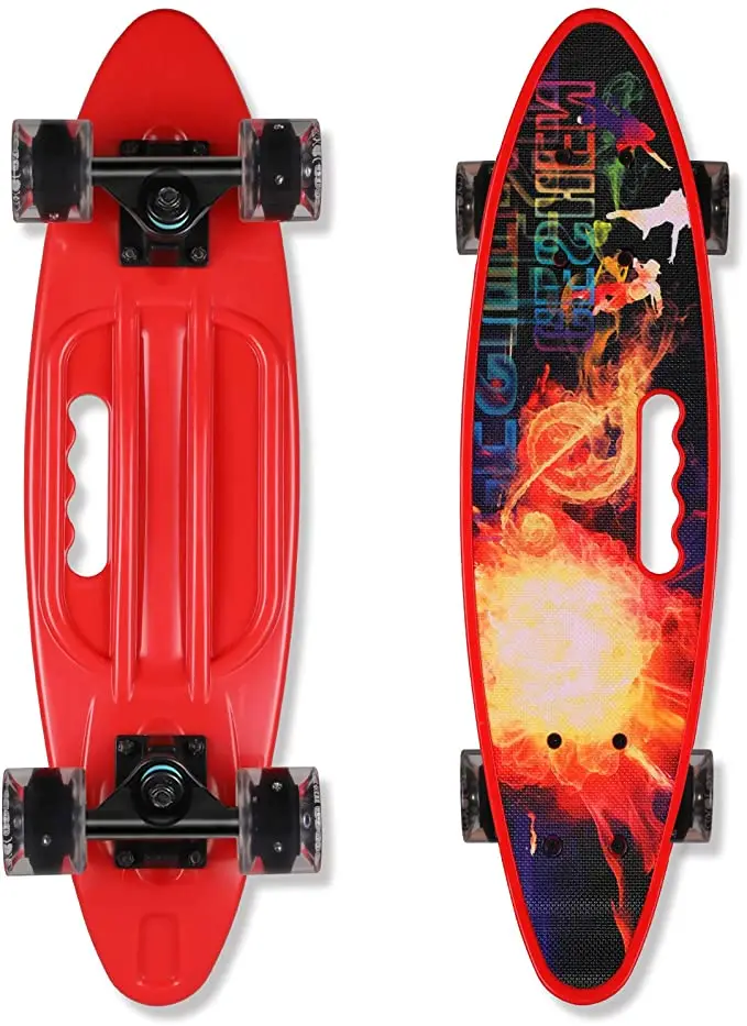 High Quality Fish skateboard Mini Cruiser penny board Four-wheel skate board