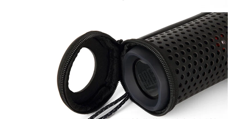 Protective Cover Case Compatible with -JBL Flip 4 Waterproof Portable PU Carrying Sleeve Hollow Hard Case Travel Pouch Bag