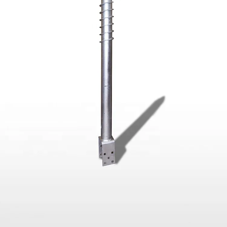 Hot Dipped Galvanized U type Ground Screw Post Anchor