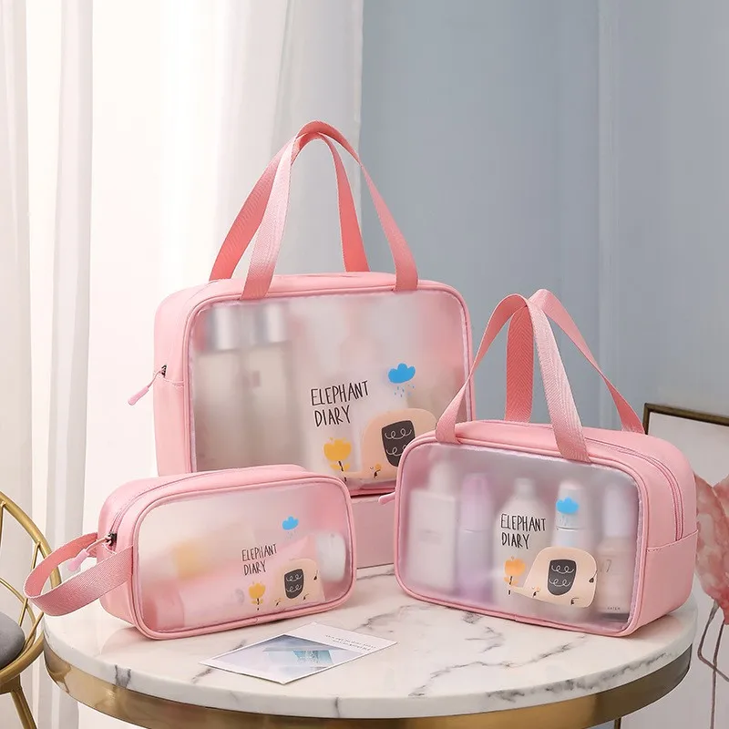 Custom LOW MOQ Hanging Hook Water-resistant Makeup Organizer Bags Storage Travel Toiletry Bag