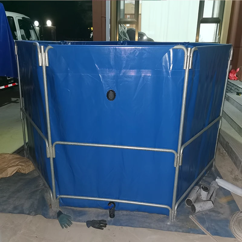 Biofloc Fish Farming Tank 10000liters tarpaulin fish farming tank wholesale fish farming tank