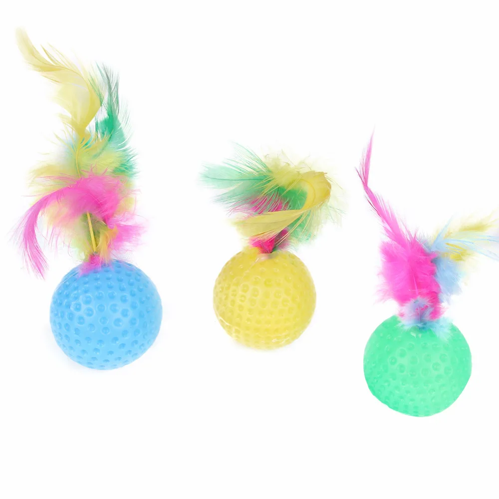 Summary Cat Toy Accessories Plastic Hollow Bell Ball Pet Cat Supplies Ball Toy Kitten