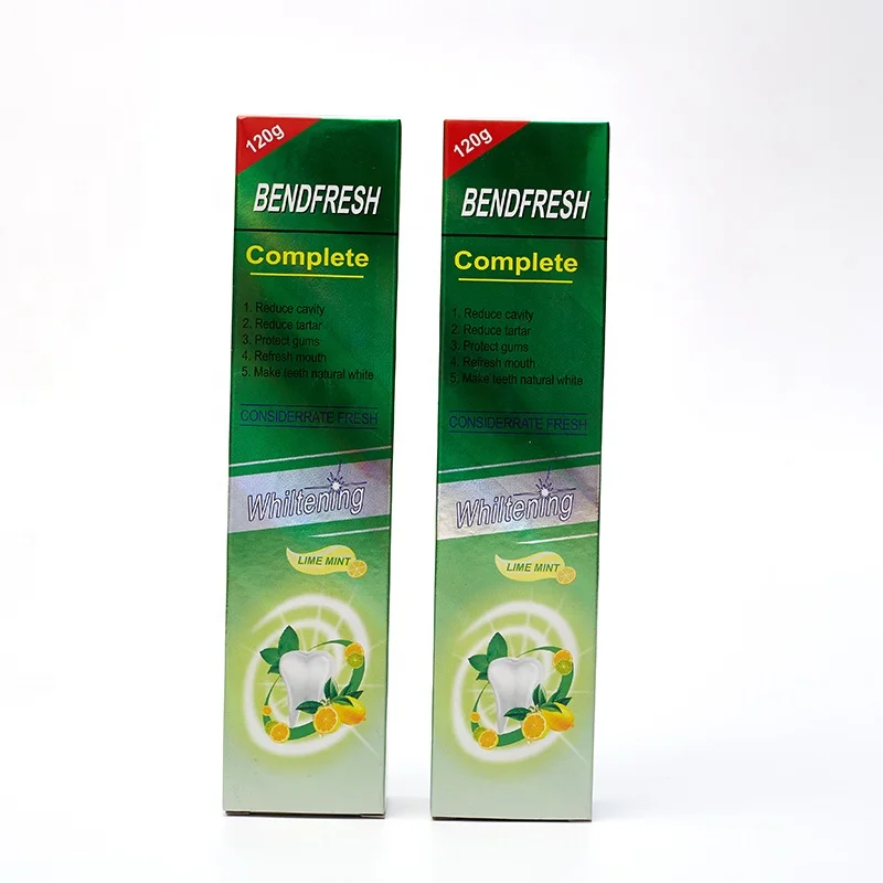 Отбеливающая зубная паста bendfresh для домашнего использования, 120 г
