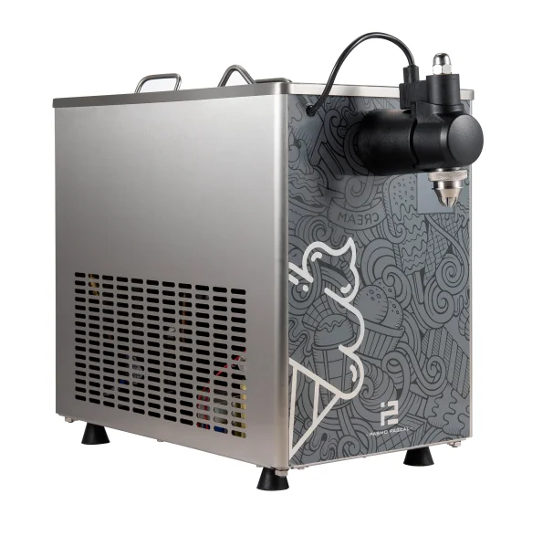 Pasmo C02 commercial aluminum small soft milk foam frother whipped cream machine