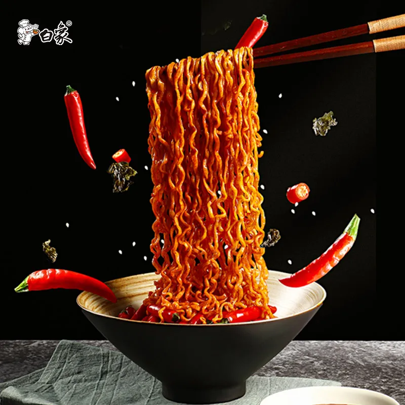  Жареная рамен с куриным вкусом Лапша для быстрого приготовления здоровый пакет чашка OEM халяльная Корейская мгновенного Пряная