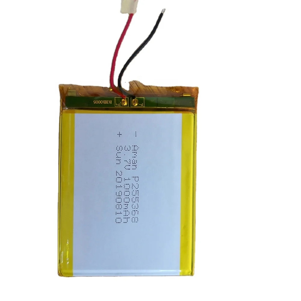 
Ultra Thin Lipo Battery 255368 1000mAh 3.7V for Portable Device 