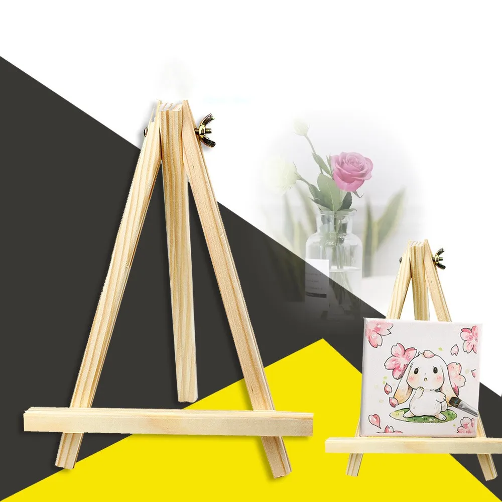 Modern European Design Customized Pine Wood Photo Frame Phone Stand Holder Wooden Easel