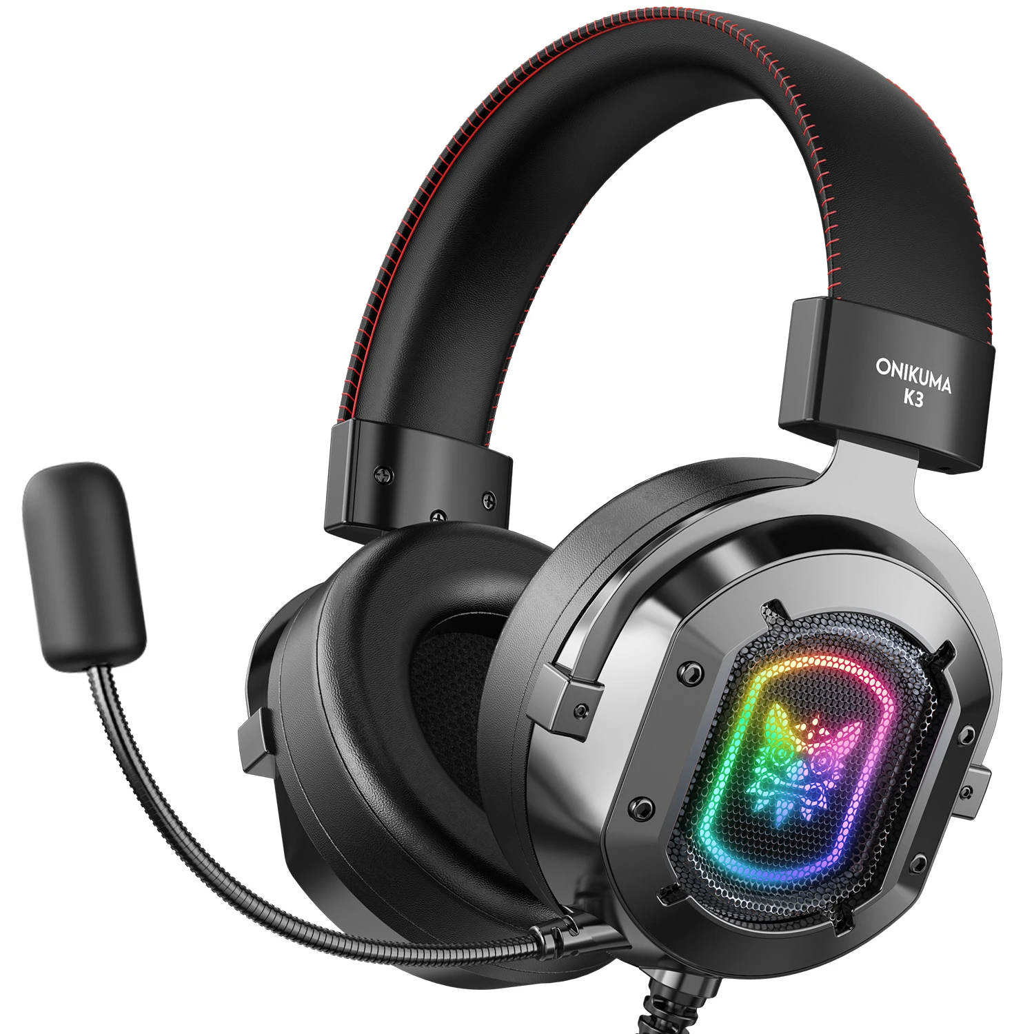 
Dropshipping Onikuma K3 RGB Wired USB PC Gaming Headphone Game Headset With Microphone 