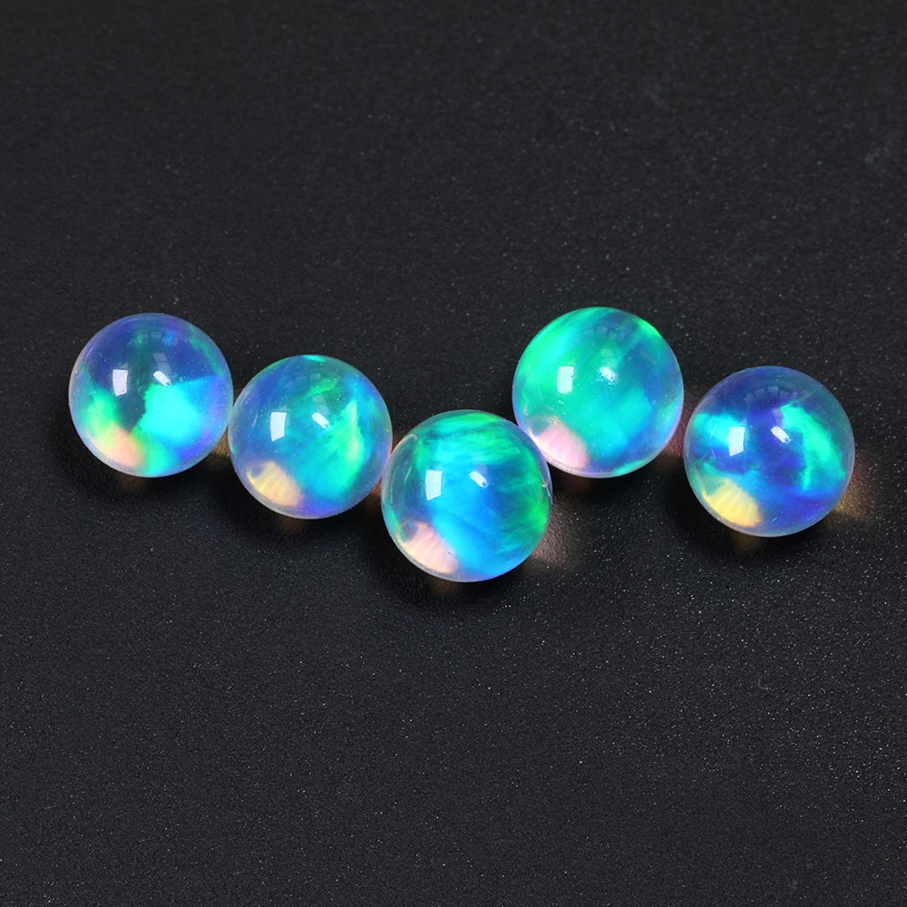 Galaxy Opal OP701 Water Opal With Blue Fire Glass Compatible Bead and Sphere Direct Factory Price for Art Design