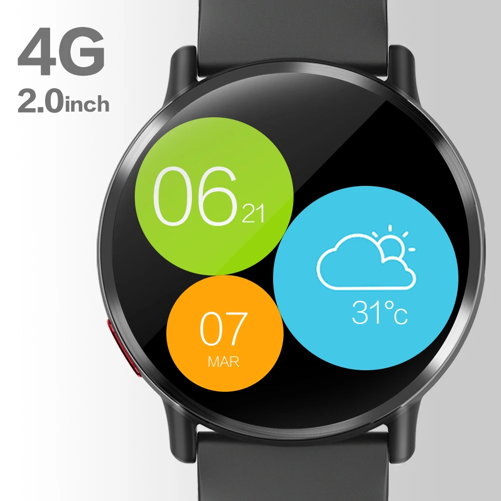Заводской DM19 WIFI 4G SIM-карта Смартфон GPS BT Смарт-часы радио круглый экран многофункциональные