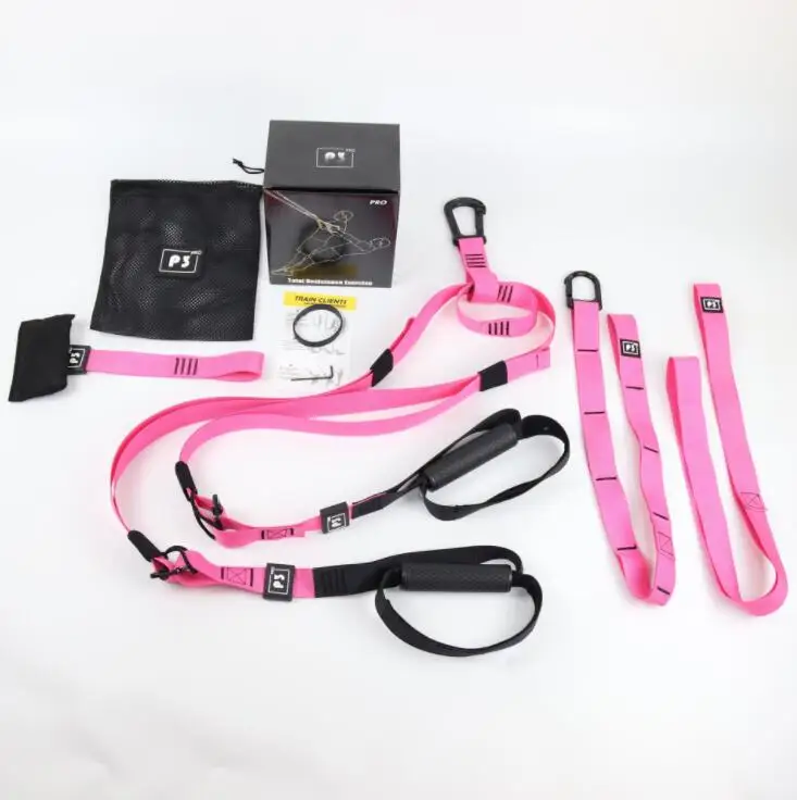 Home Fitness Customized Logo P3 Pro Resistance Suspension Straps Nylon Material Multi-function Sling Trainer