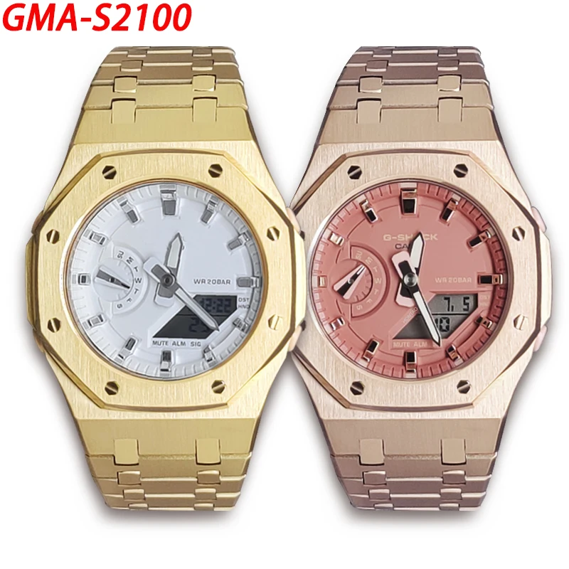 Wholesale price for G Shock GMA-S2100 modification stainless steel watch strap and metal case for replacement