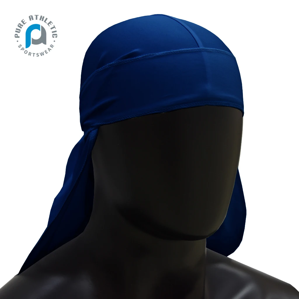 PURE Wholesale  solid multi-purpose head scarf elegant turbans for women men headwrap knitted headband durags