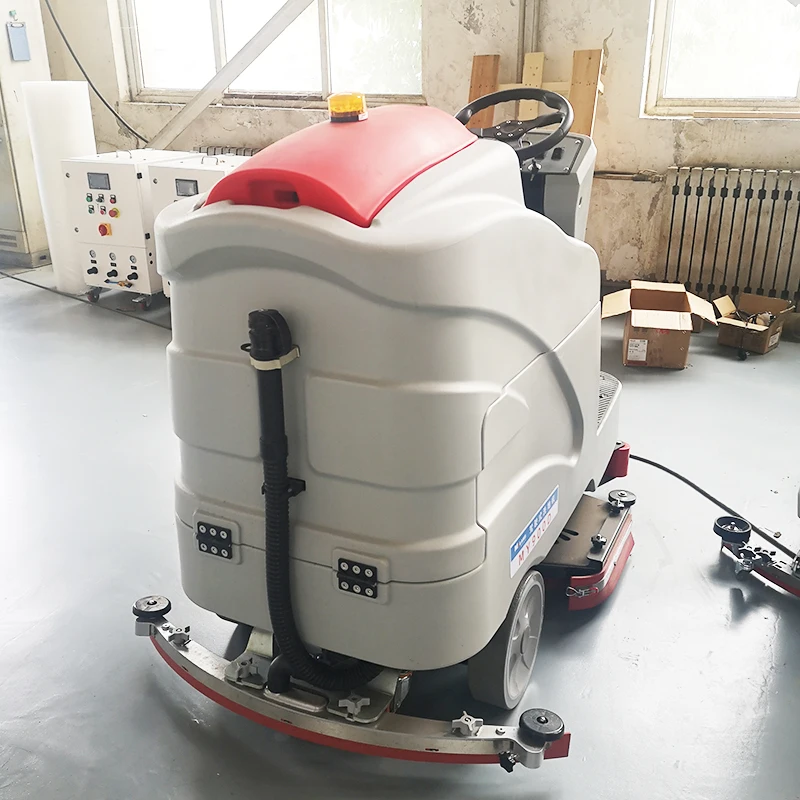 MY900D Factory Direct Sale Industrial Floor Dryer Scrubber Driving Electric Ride On Double Brush Floor Scrubber