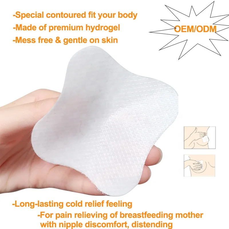 CSI Hydrogel Cool Disposable Breast Pad Breast Therapy Pack Cooling Relief Breast Gel Pads