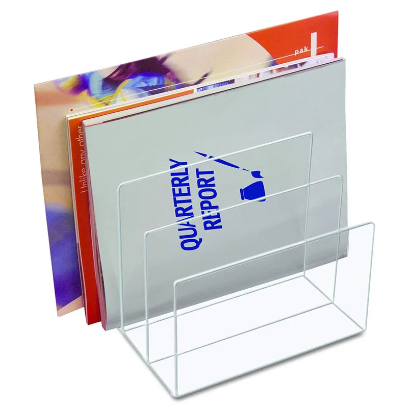 Factory Clear Plastic PMMA Acrylic Magazine Book Display Holder Stand