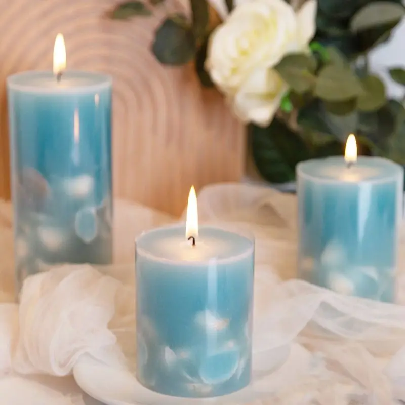 Factory Direct Sales Paraffin Citta Scented Candle Luxury Pillar Beeswax Pillar Candle