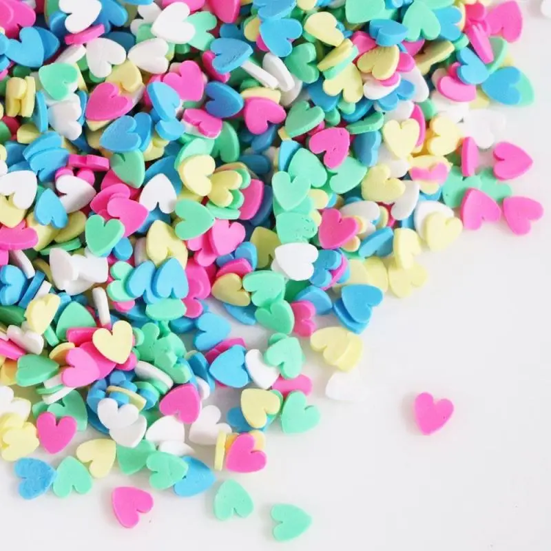 
Hot Selling 10MM 1000pcs/Bag Cute Daisy Flower Design Polymer Clay Slices 3D Nail Art Stickers Slices DIY Crafts 