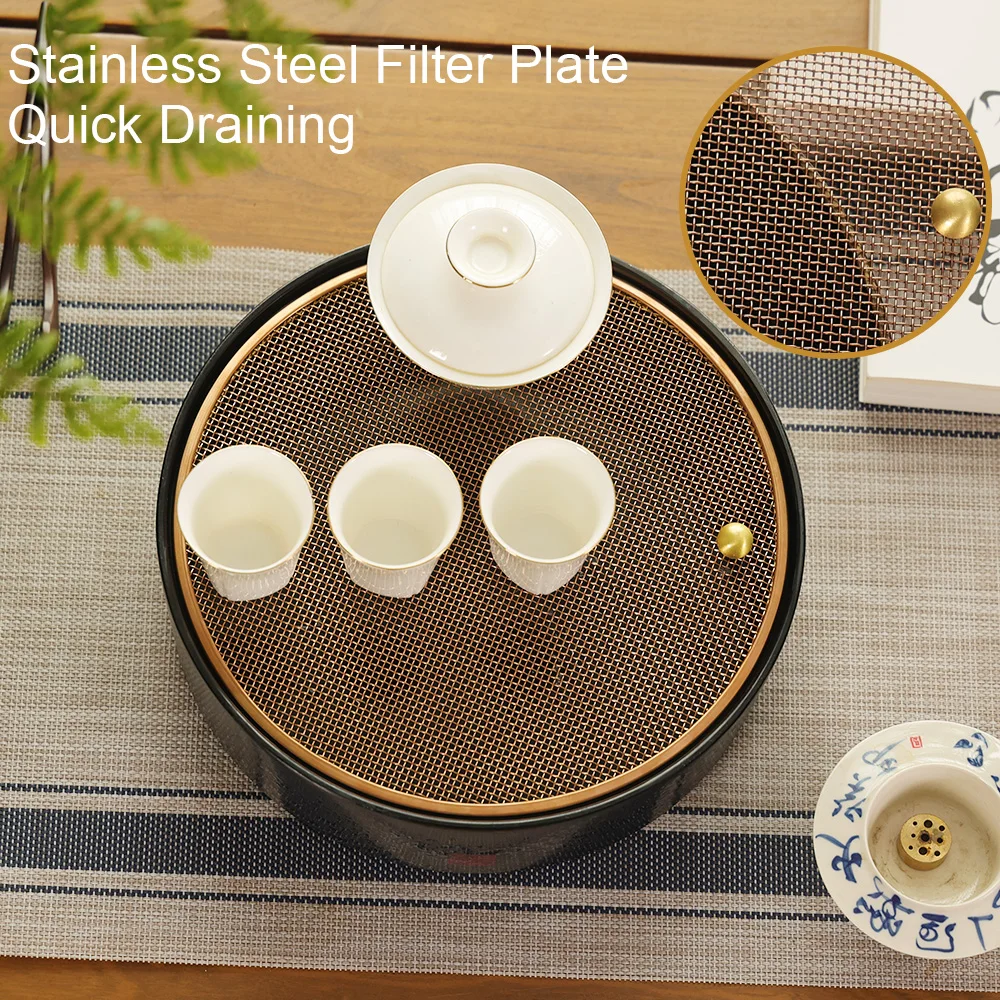 Ceremony Gift Set Box Portable Chinese Kongfu Tea Set Teapot with Tray Travel Teaware Gong Fu Tea Set