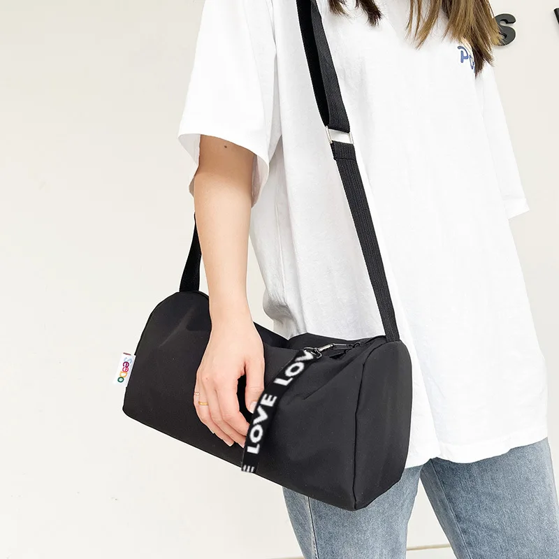 Custom design girls women ladies dance duffel bag crossbody duffle sports gym bucket bag  large storage ballet  dance bag